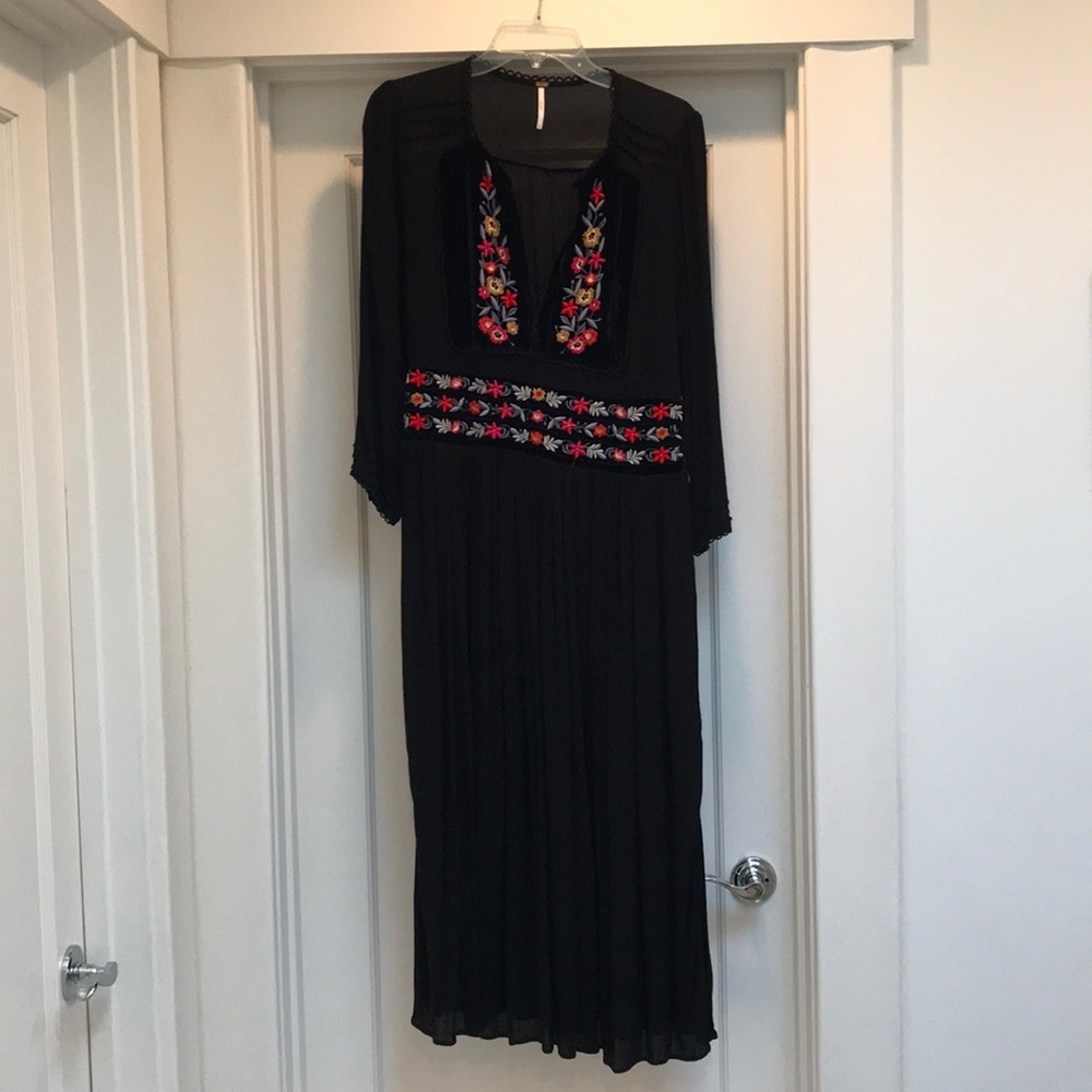 Free People Flora Midi Dress